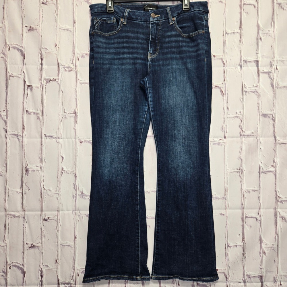 Buckle Black Jeans Fit No 53 Bootcut Dark Wash Stretch Denim Womens 31x30